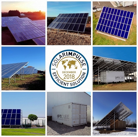 Efficient solutions label Solarimpuls World alliance OPTICUBE